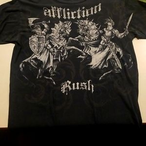 Affliction Signature Series. George St. Pierre Vintage Shirt LARGE.